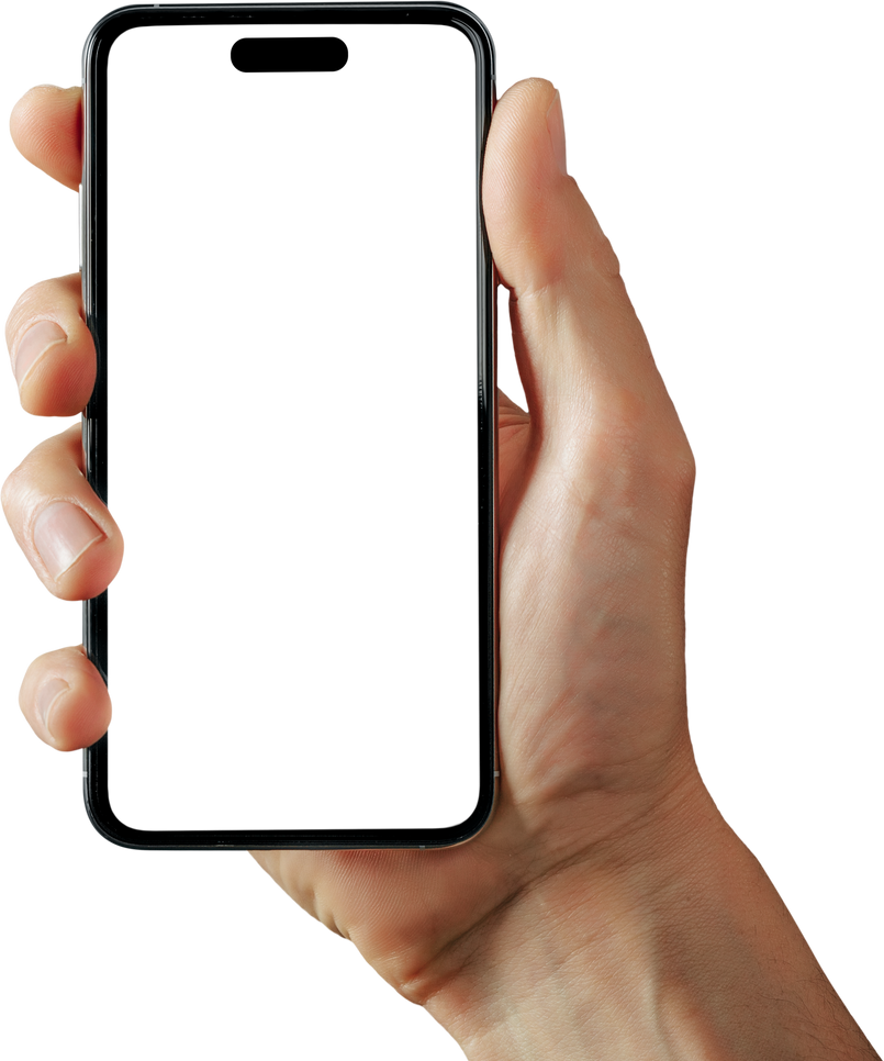 a phone iphone advertisement on the png backgrounds